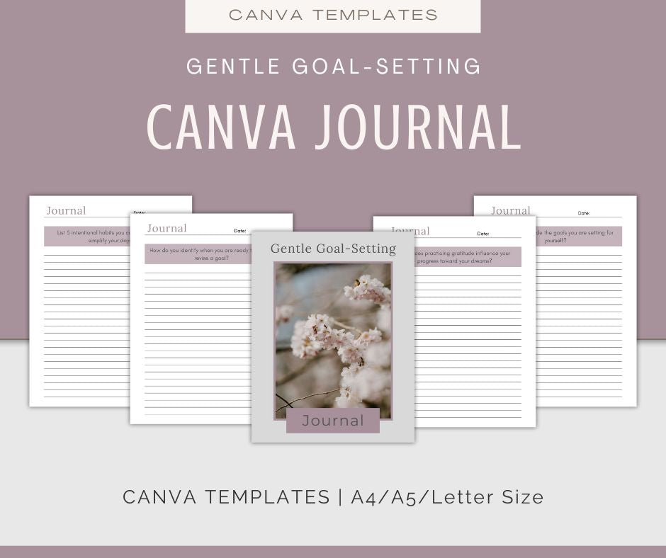 Gentle Goal-Setting | Content & Journal Bundle