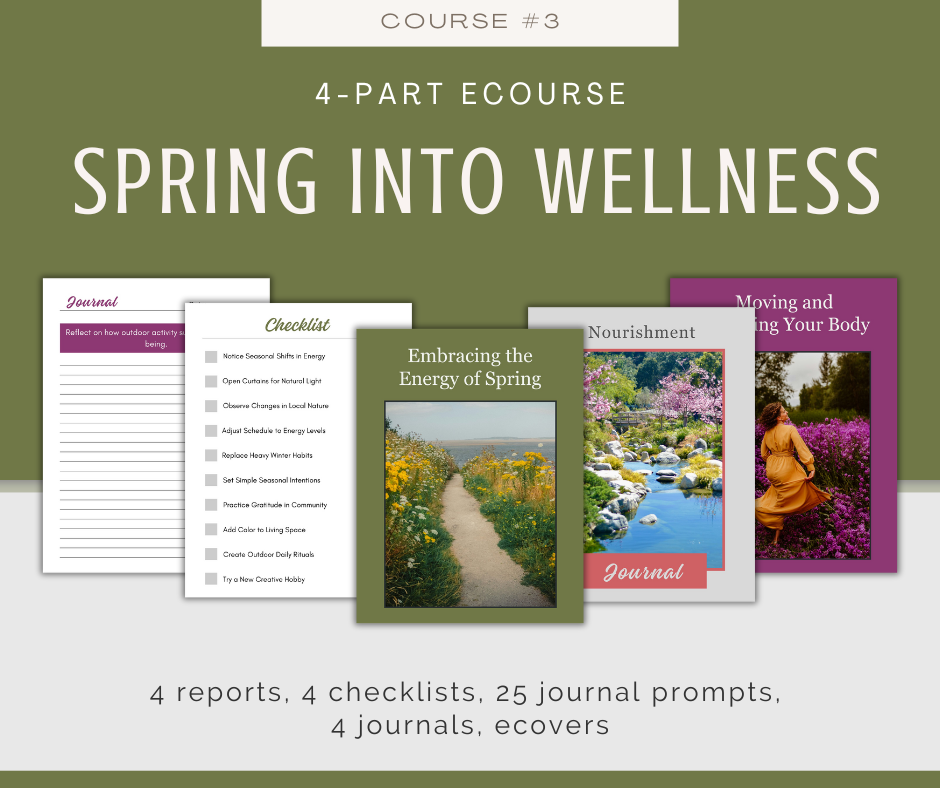 Year of Health and Wellness 4-Part eCourses | 12 eCourses