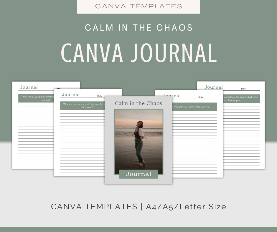 Calm in the Chaos | Content & Journal Bundle