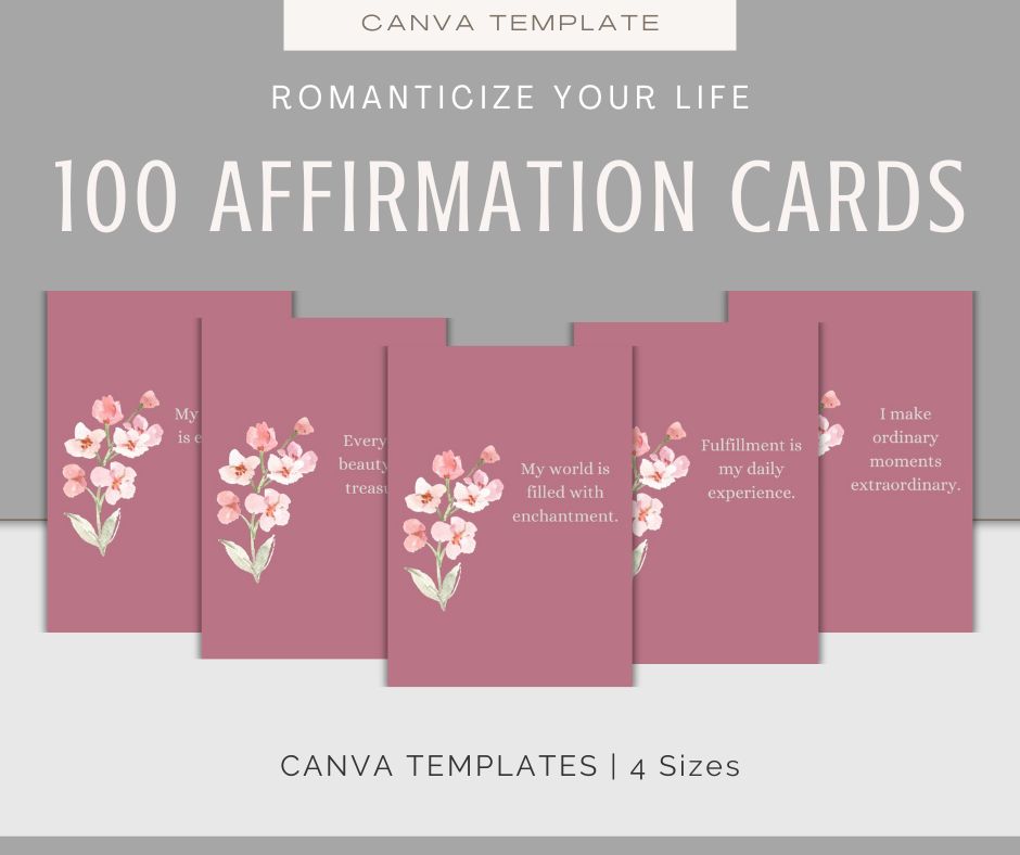 Romanticize Your Life | Journal & Affirmations Bundle