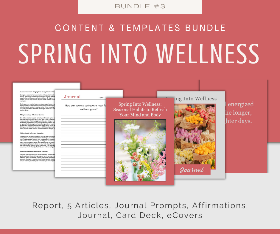 Year of Health and Wellness Bundles | 12 Bundles
