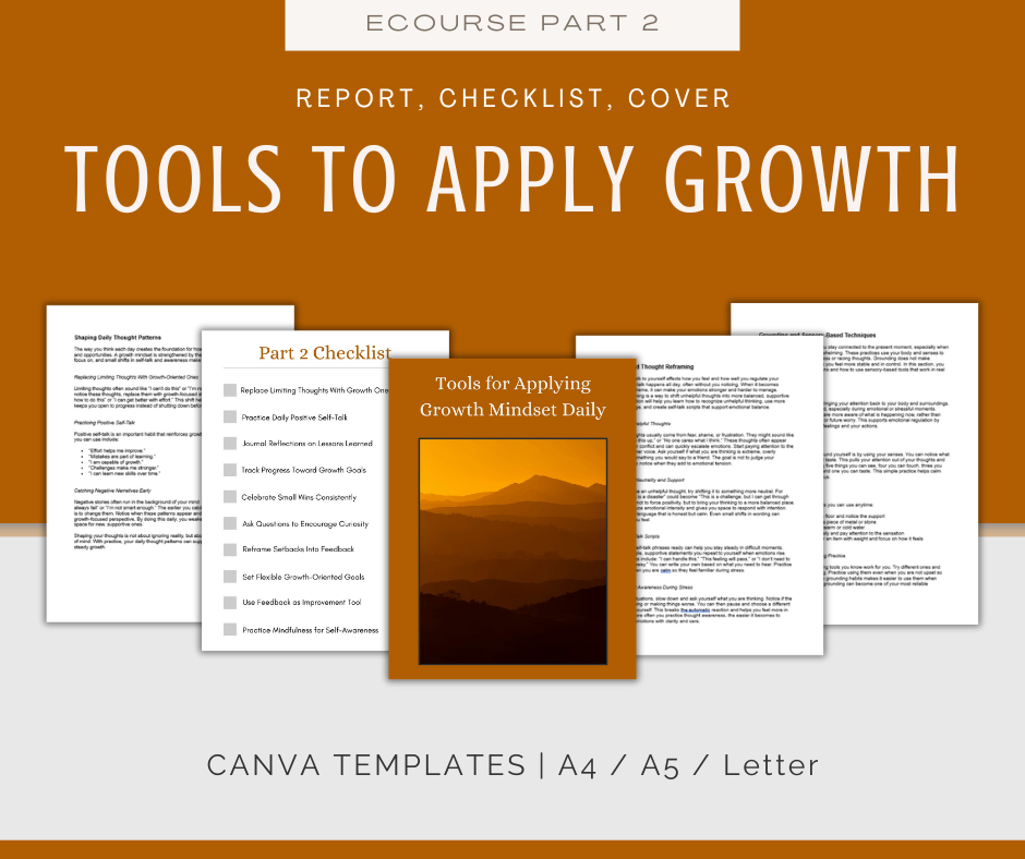 Growth Mindset in Practice | MEGA Content and Templates Bundle