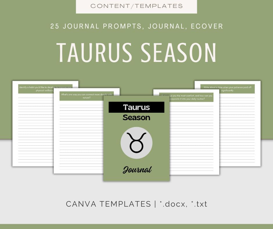 Zodiac Season Journals & Prompts