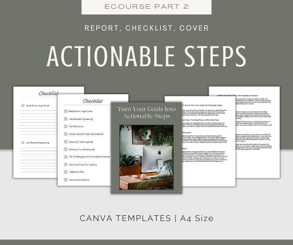 Goal Setting | MEGA Content and Templates Bundle