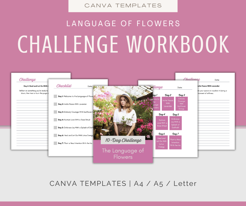 The Language of Flowers | Content & Templates Bundle