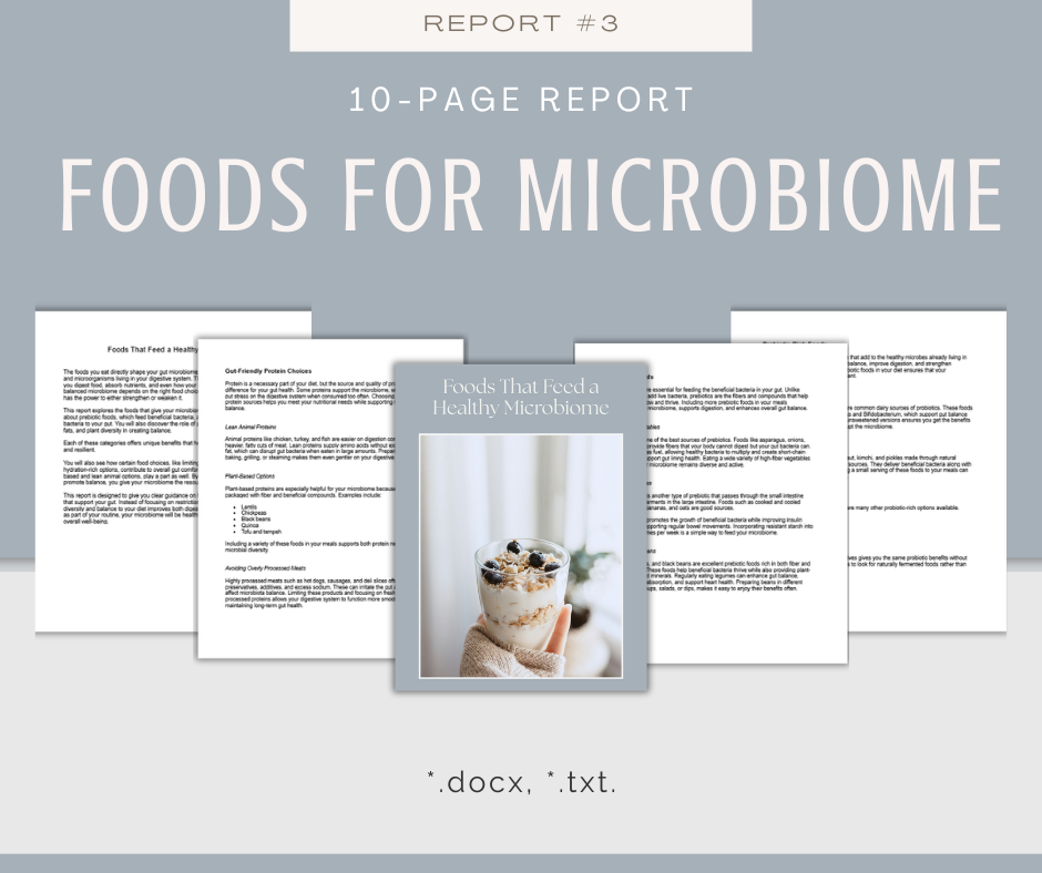 Gut and Digestive Balance | 5 Report Bundle