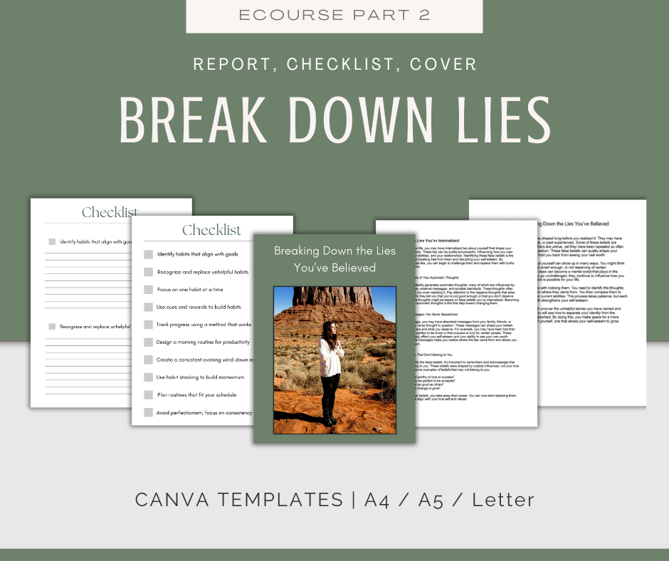 Self-Esteem | MEGA Content and Templates Bundle