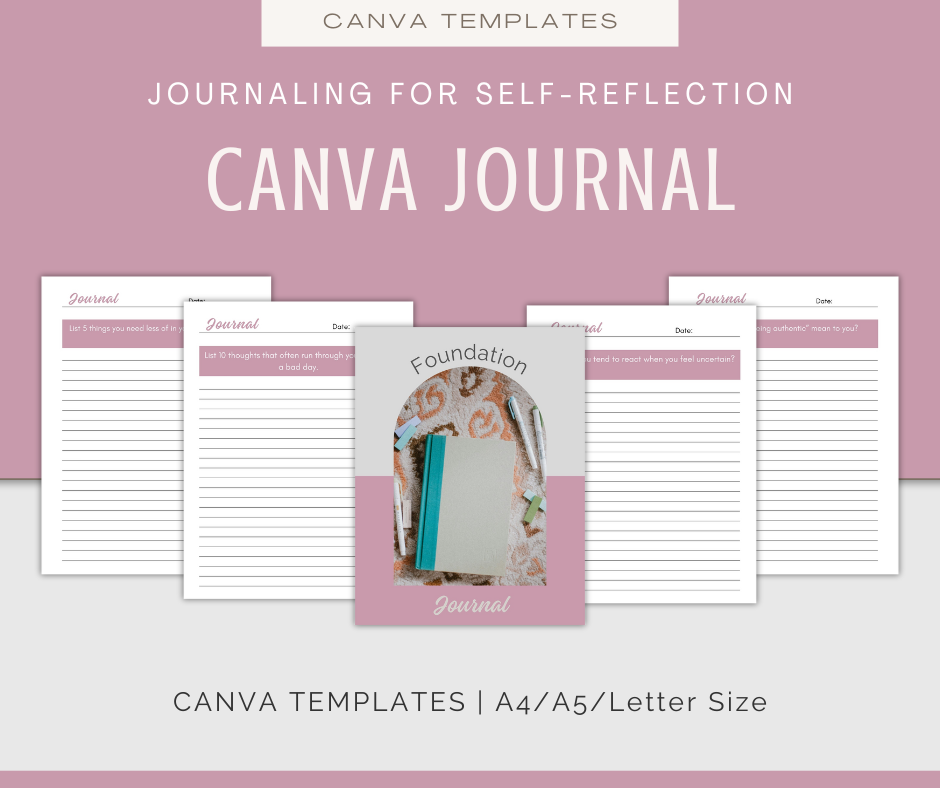 Journaling For Self-Reflection | Content & Journal Bundle