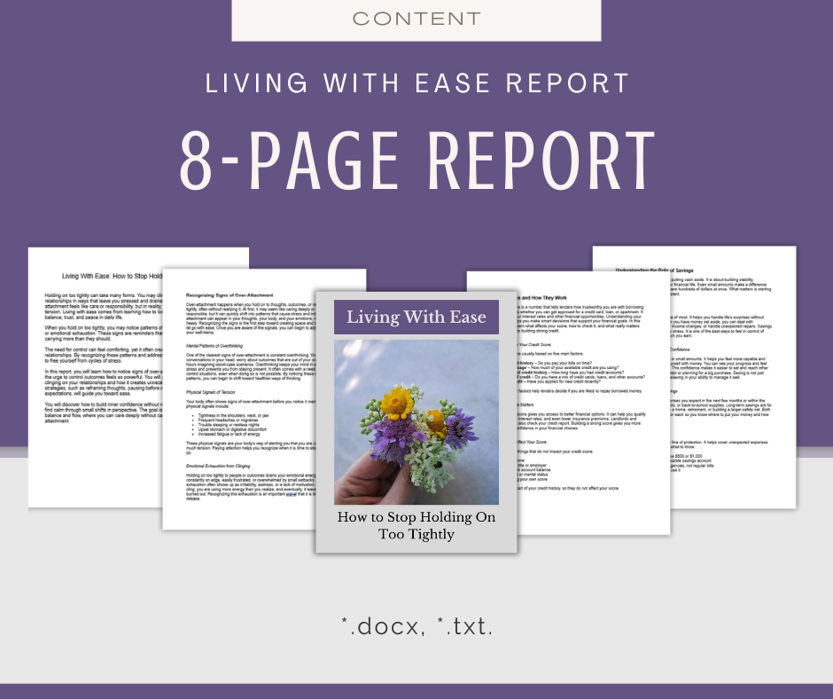 Emotional Detachment and Release | Content Bundle