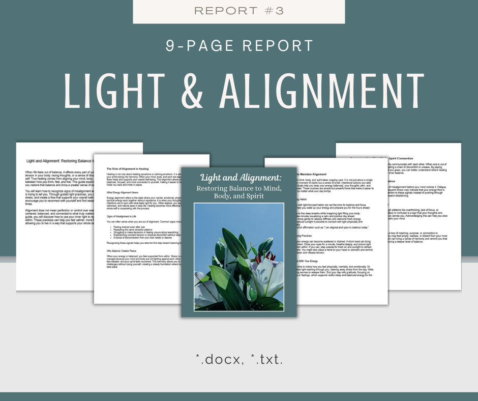 Self-Healing With Inner Light | 5 Report Bundle
