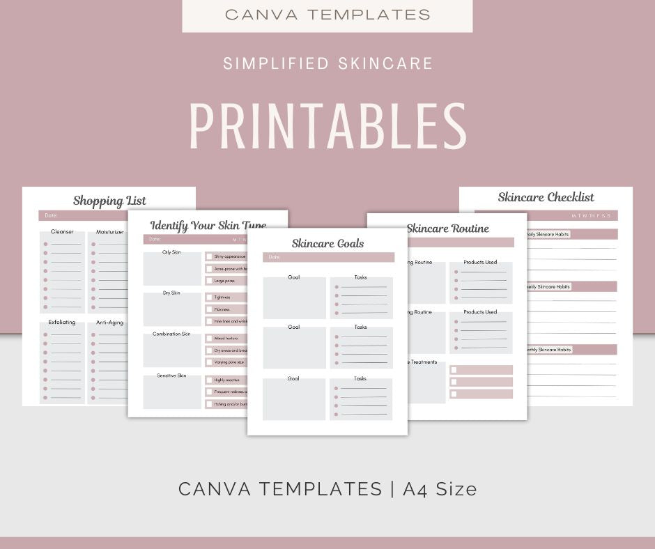 Simplified Skincare | Content & Printables Bundle