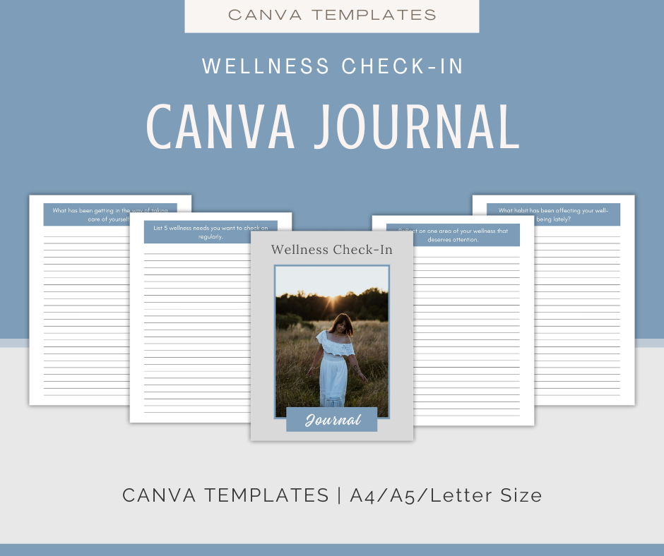 Wellness Check-In | Content & Journal Bundle