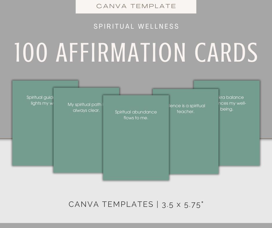 Spiritual Wellness | Journal & Affirmations Bundle