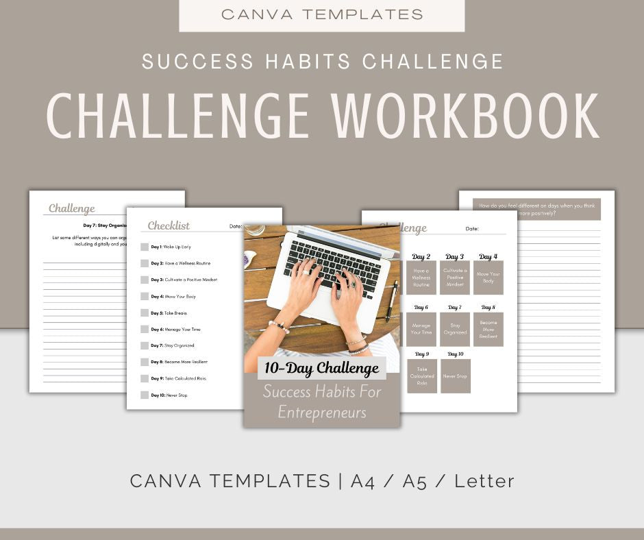 Success Tips and Habits | Content and Templates Bundle