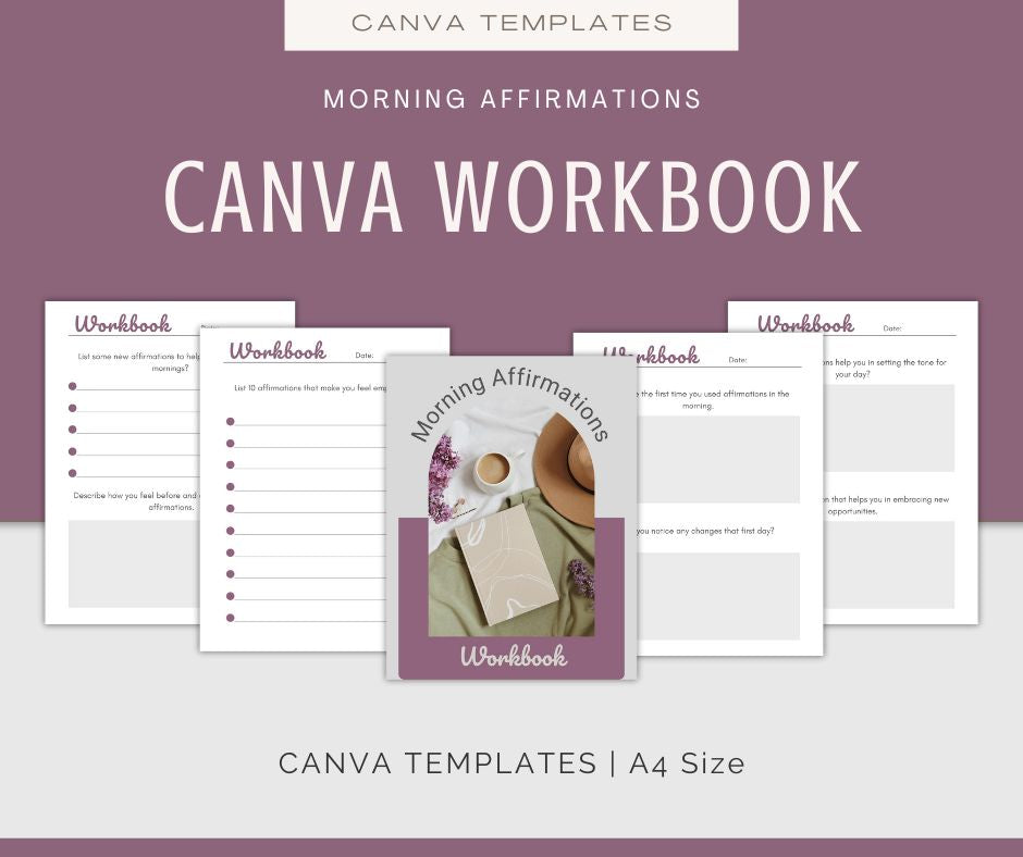 Morning Affirmations Content & Journal Bundle