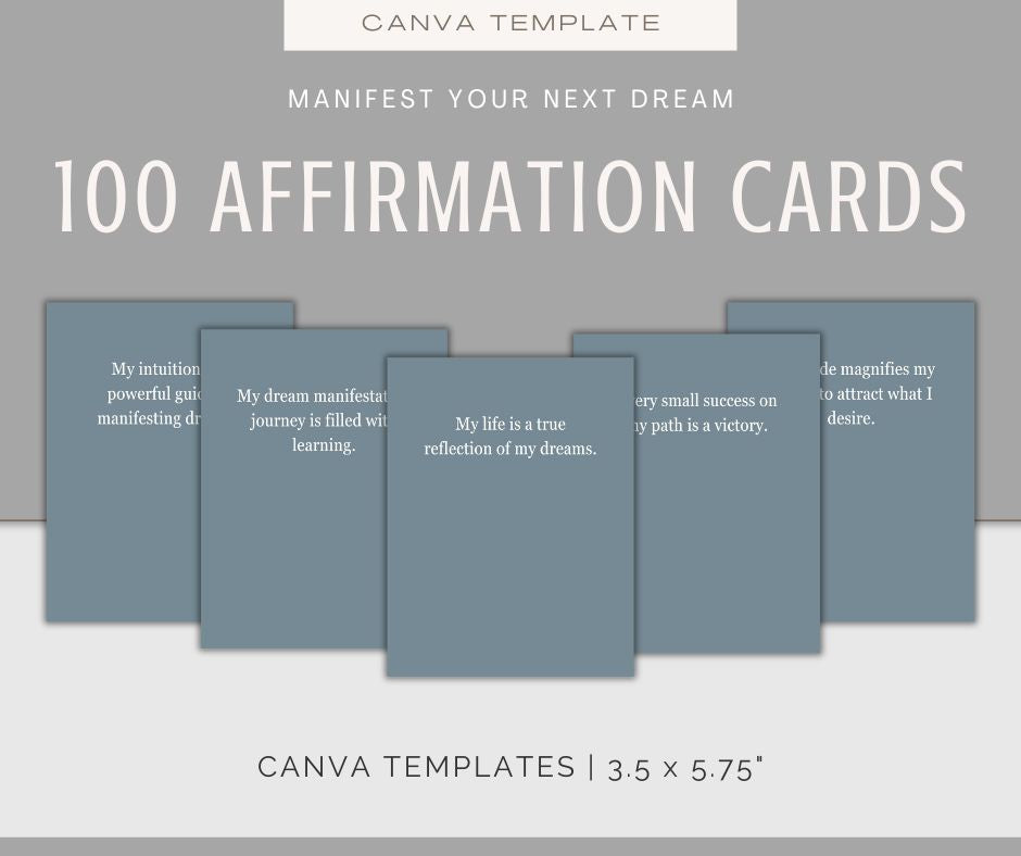 Manifest Your Next Dream | Journal & Affirmations Bundle