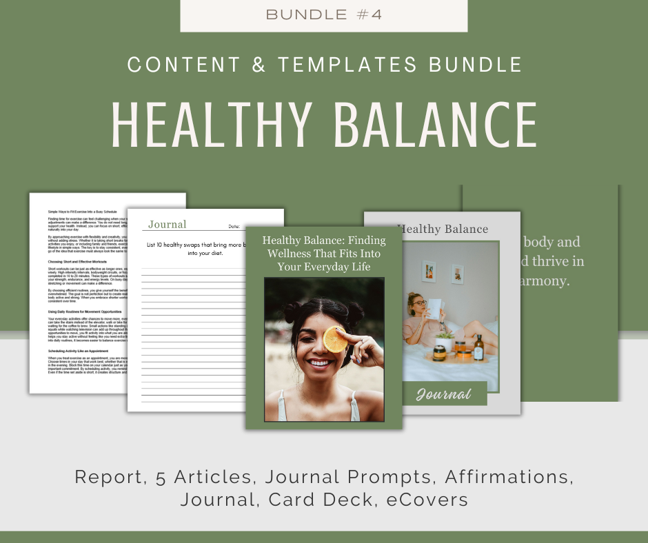 Year of Health and Wellness Bundles | 12 Bundles