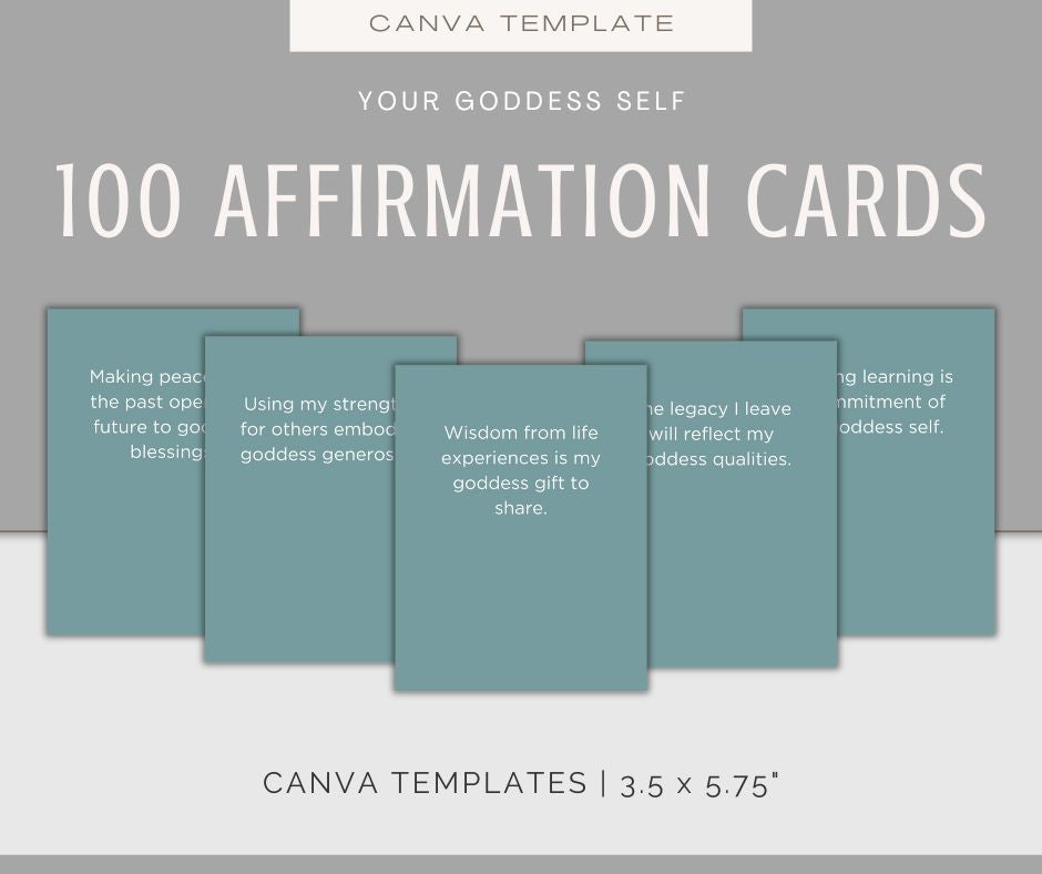 Your Goddess Self | Journal & Affirmations Bundle