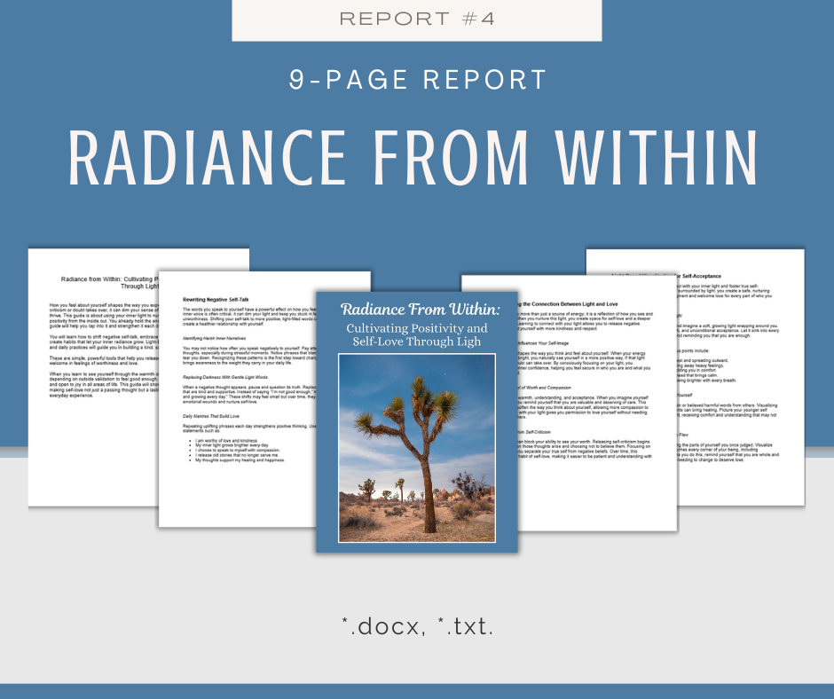 Self-Healing With Inner Light | 5 Report Bundle