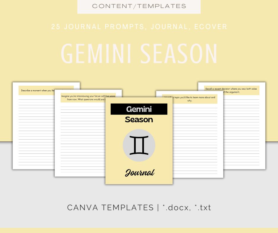 Zodiac Season Journals & Prompts