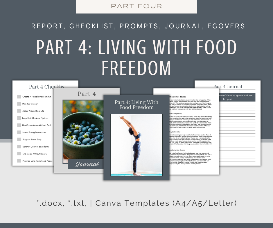 4-Part eCourse: Quiet the Food Noise Naturally