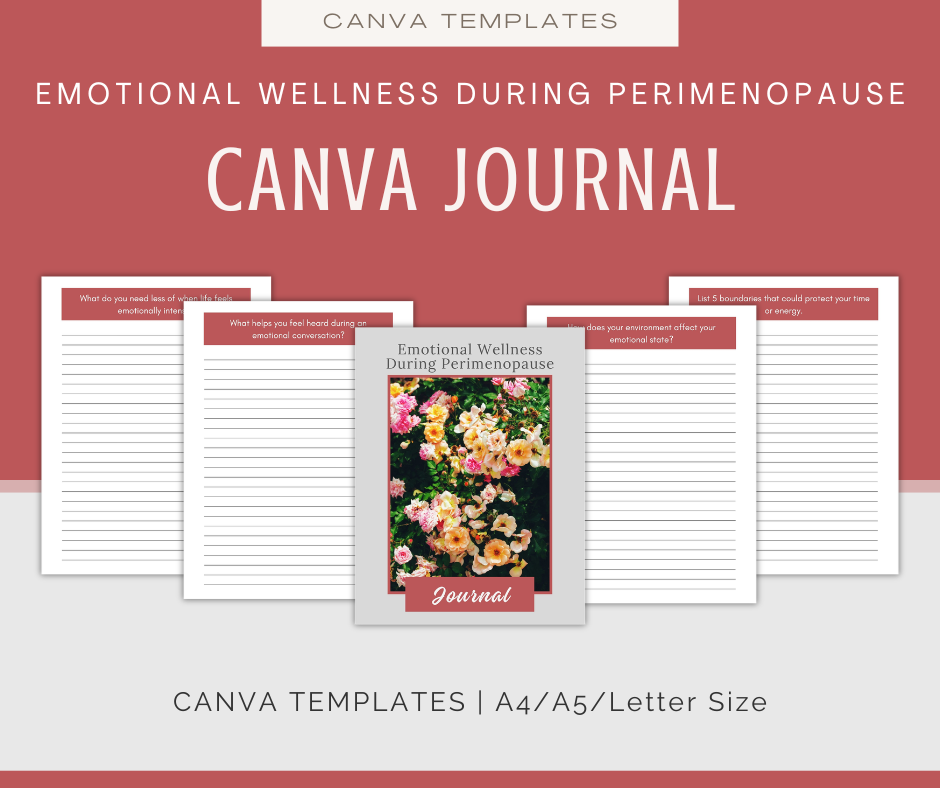 Emotional Wellness During Perimenopause | Content & Journal Bundle