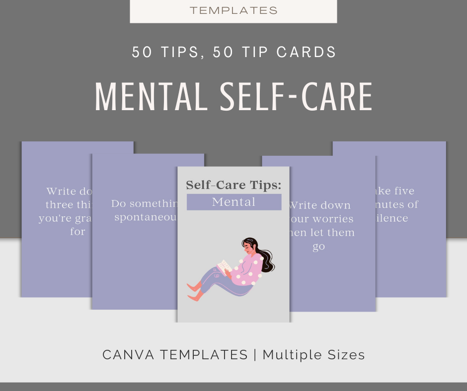 365 Self-Care Tips | Content & Templates Bundle