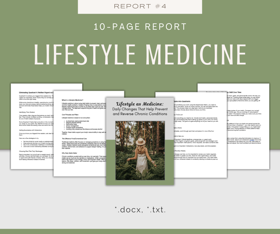 Health and Wellness Reports | 7 Report Bundle