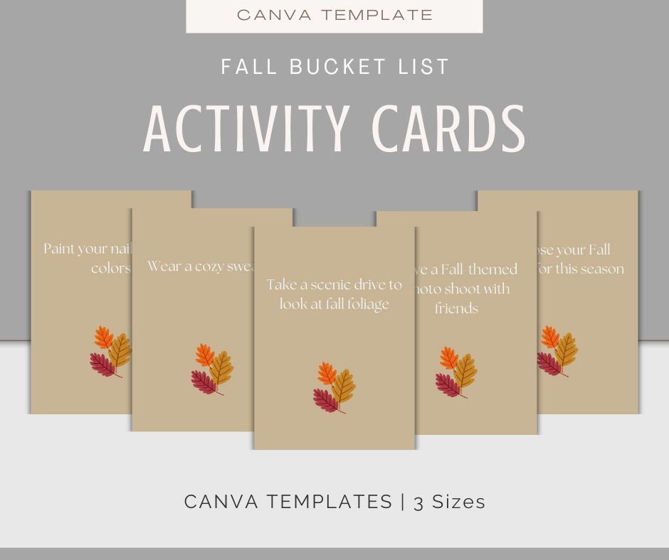 Fall Bucket List | Journal & Printables Bundle