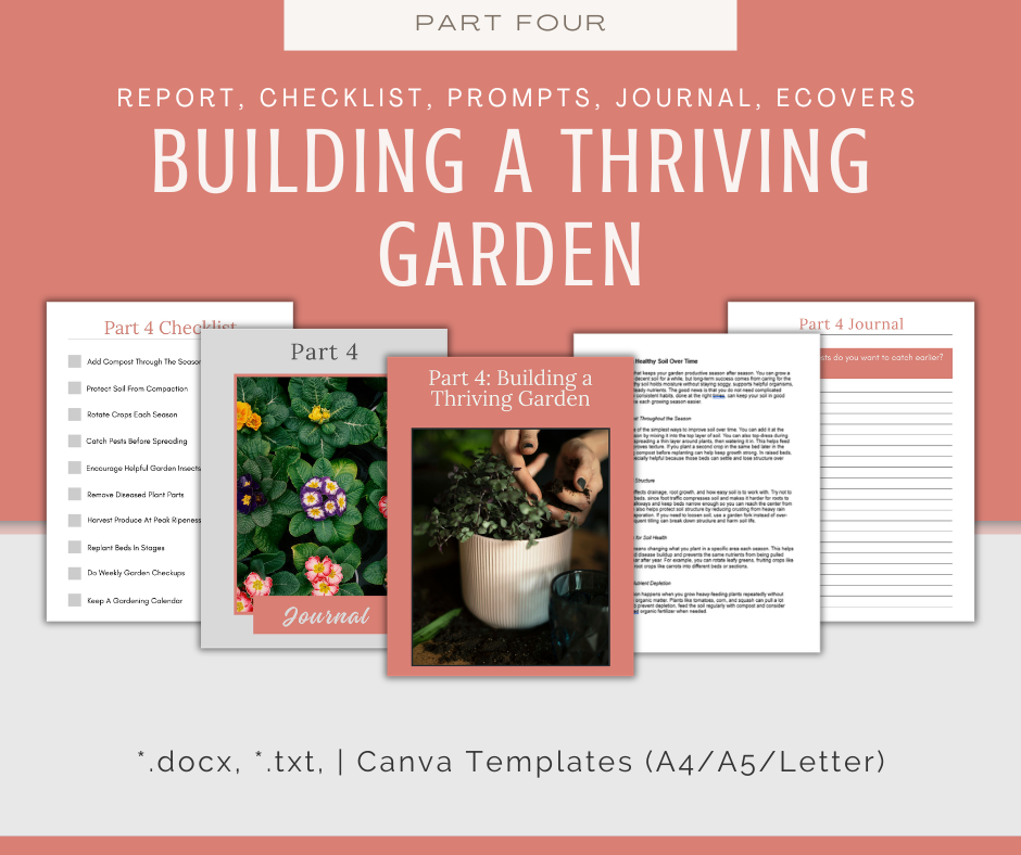 4-Part eCourse: Gardening For Beginners