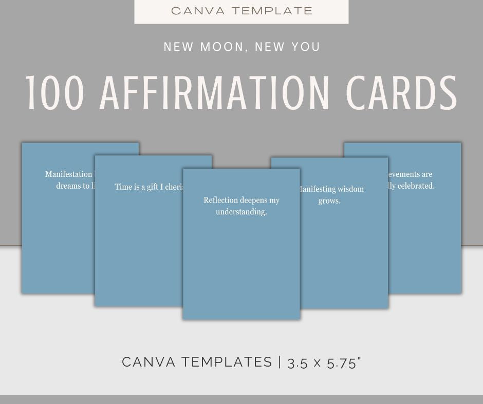 New Moon, New You | Journal & Affirmations Bundle