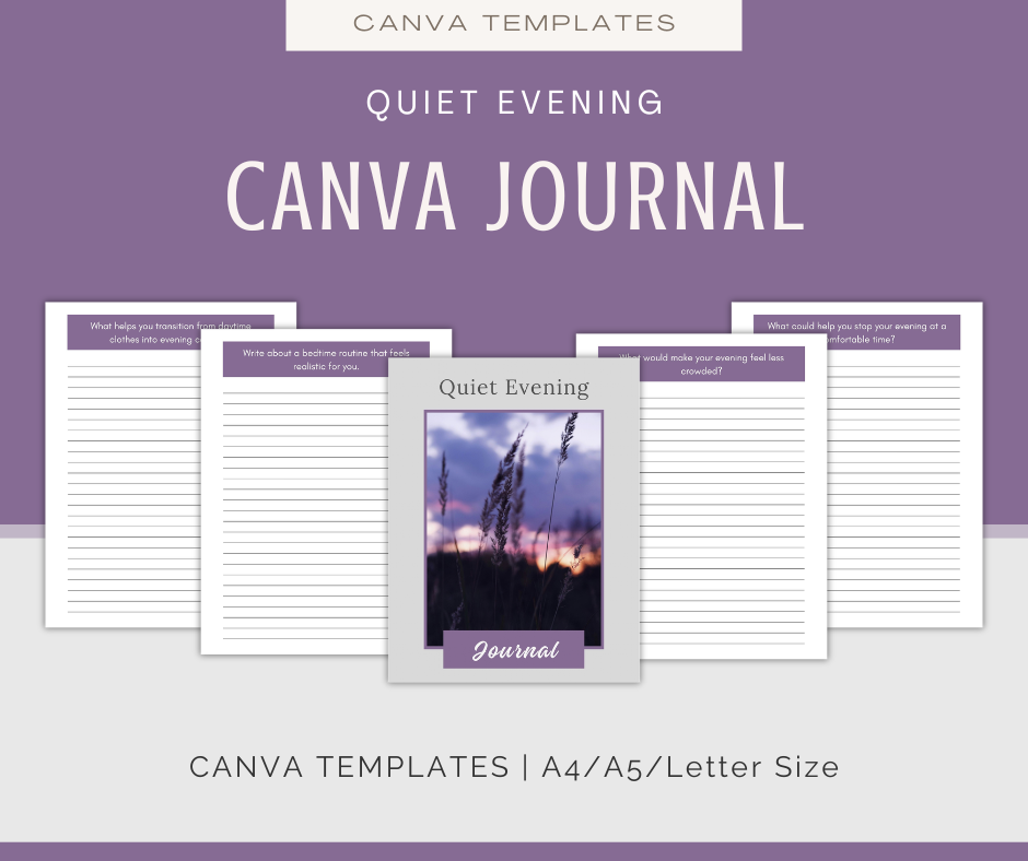 Quiet Evening | Content & Journal Bundle