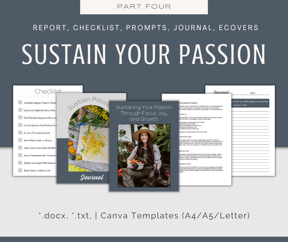 4-Part eCourse: Pursue Your Passion