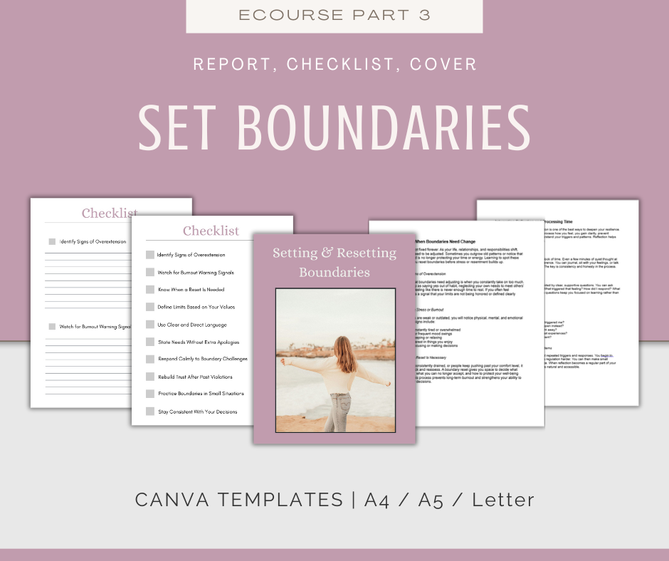 Boundaries and Personal Power | MEGA Content and Templates Bundle