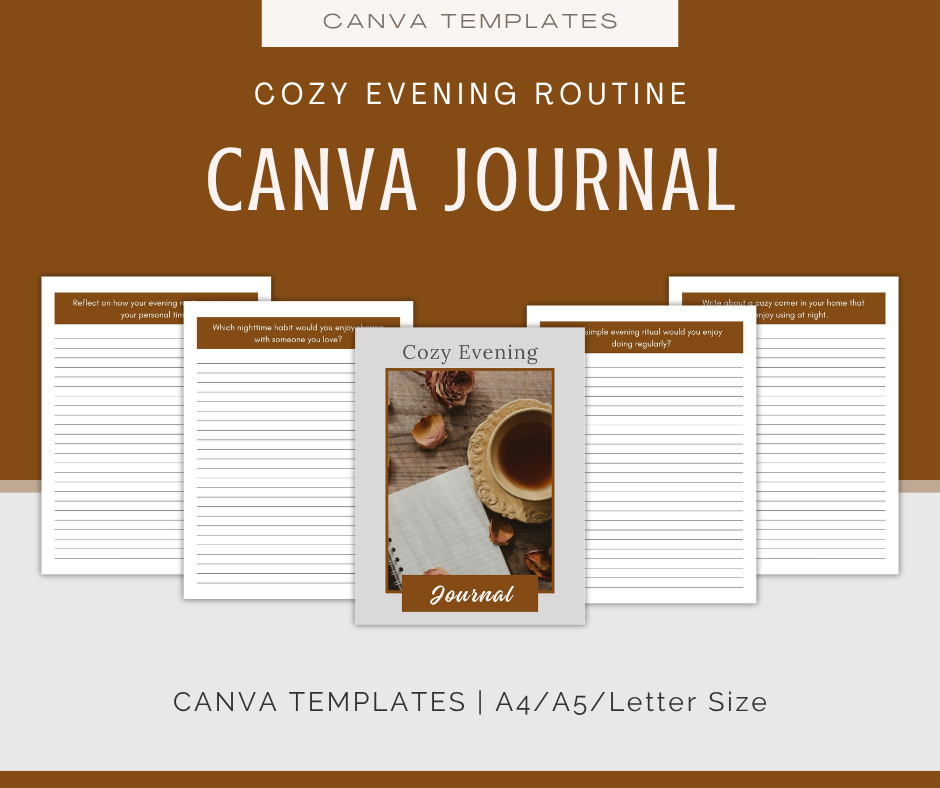 Cozy Evening Routine | Content & Journal Bundle