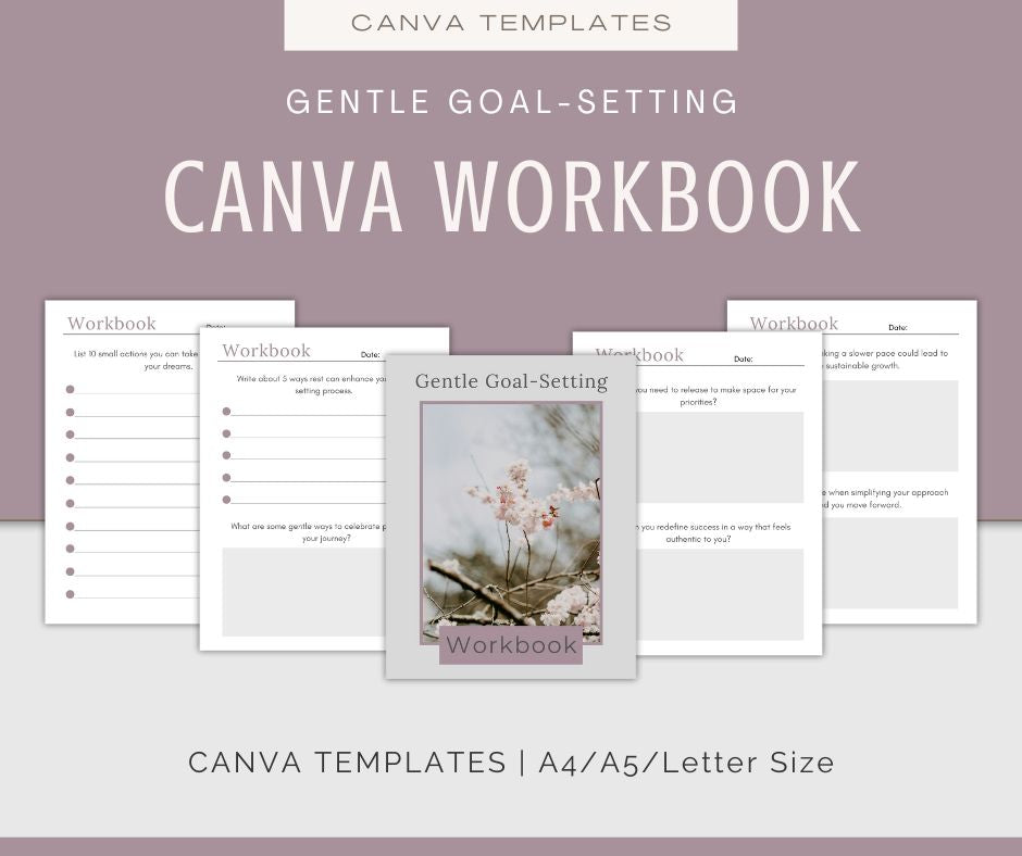Gentle Goal-Setting | Content & Journal Bundle