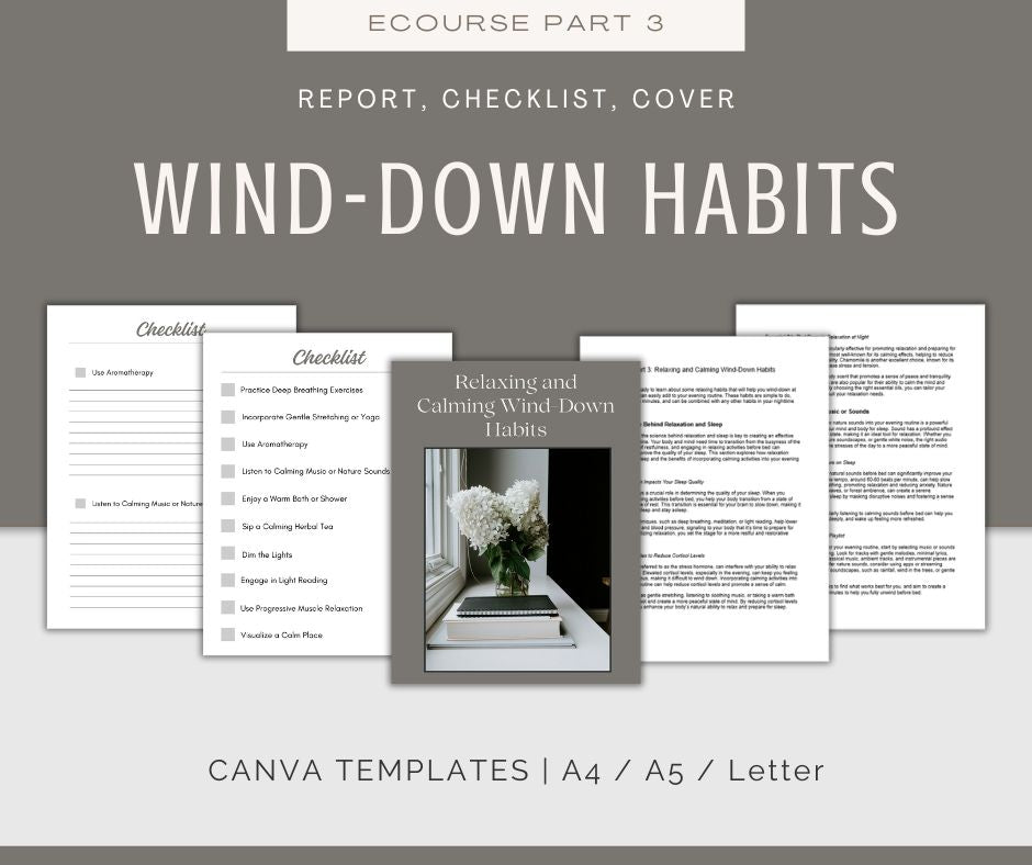 Evening Routines | MEGA Content and Templates Bundle