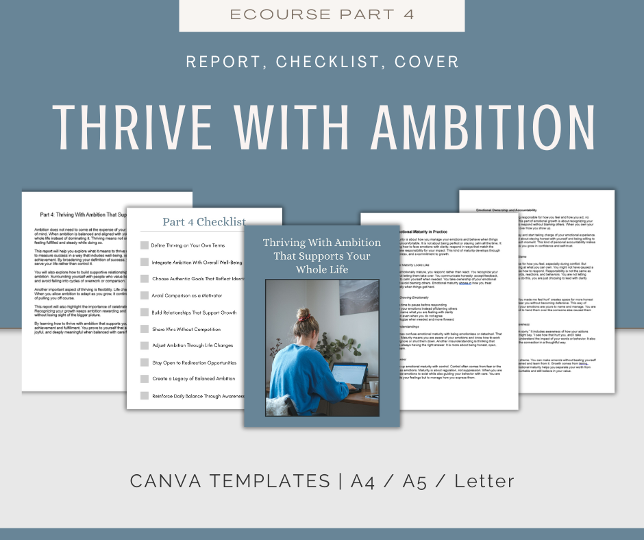 Balanced Ambition | MEGA Content and Templates Bundle