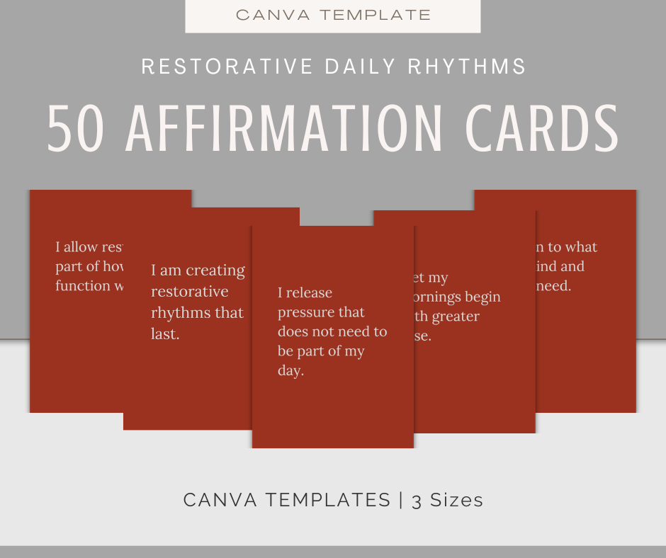 Restorative Daily Rhythms | Content & Journal Bundle