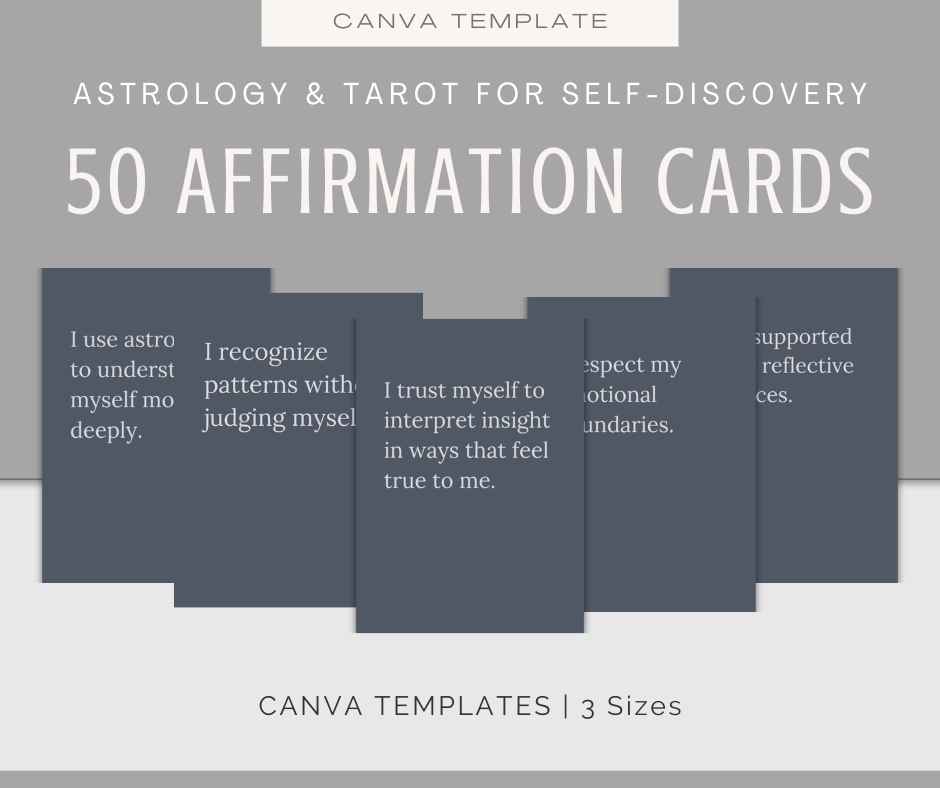 Astrology and Tarot For Self-Discovery | Content & Journal Bundle