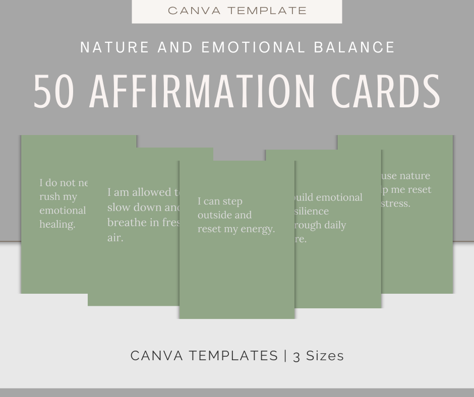 Nature and Emotional Balance | Content & Journal Bundle