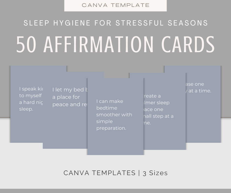 Sleep Hygiene For Stressful Seasons | Content & Journal Bundle