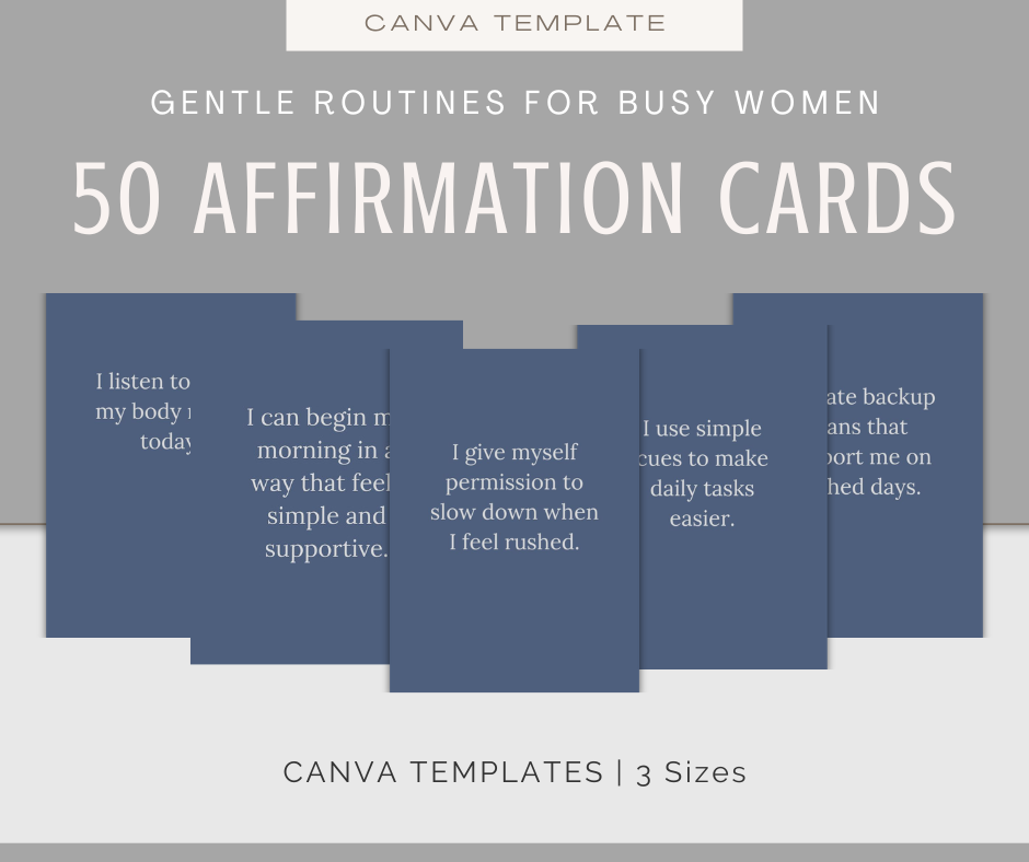 Gentle Routines For Busy Women | Content & Journal Bundle