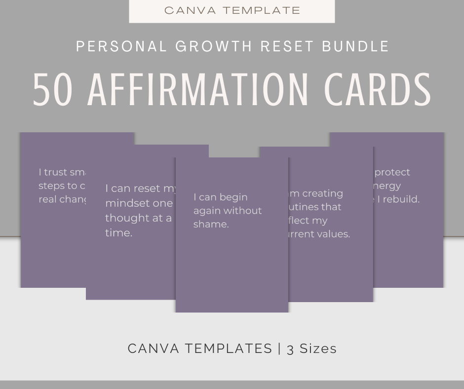 Personal Growth Reset | Content & Journal Bundle
