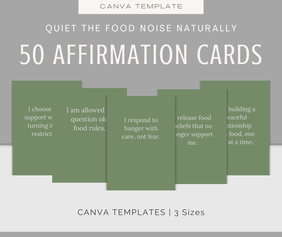 Quiet the Food Noise Naturally | Content & Journal Bundle