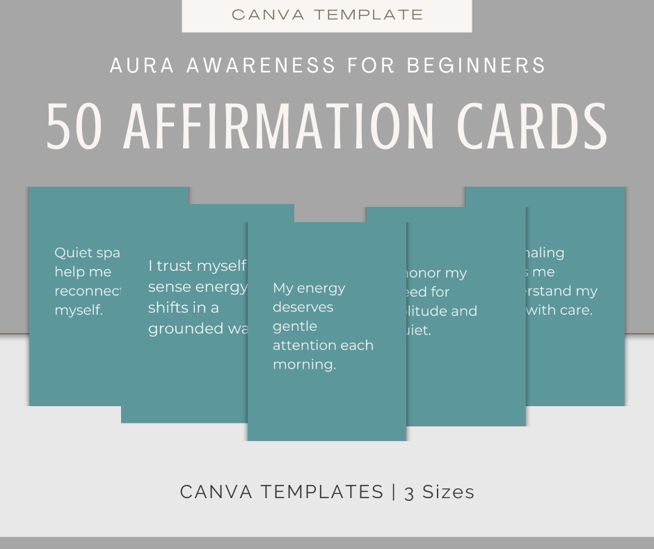 Aura Awareness For Beginners | Content & Journal Bundle
