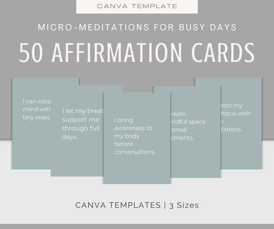 Micro-Meditations For Busy Days | Content & Journal Bundle