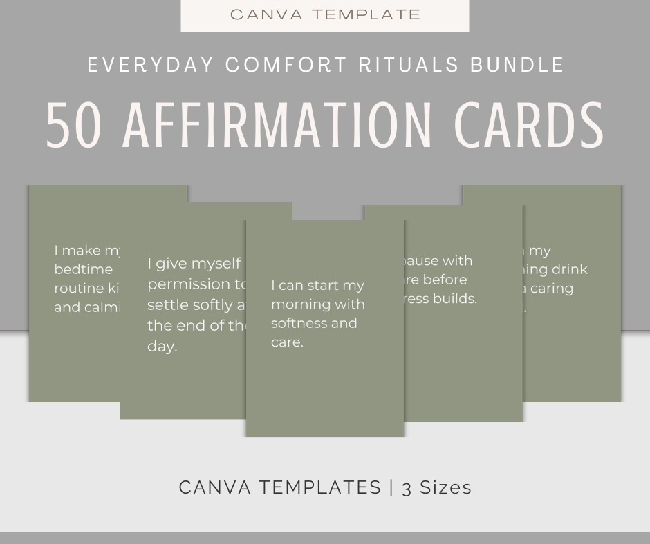 Everyday Comfort Rituals | Content & Journal Bundle