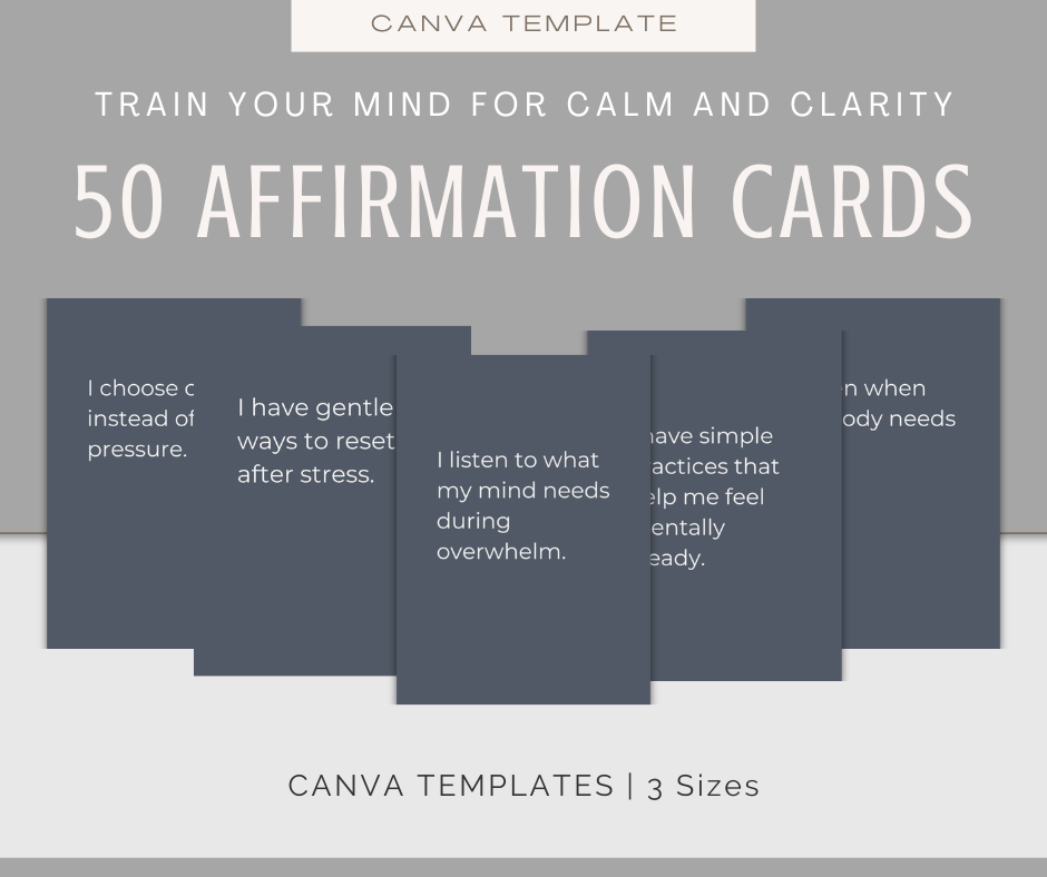 Train Your Mind For Calm and Clarity | Content & Journal Bundle