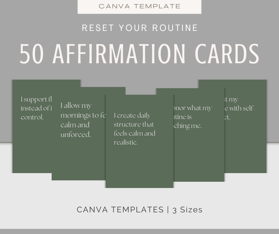 Reset Your Routine | Content & Journal Bundle